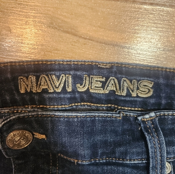 Mavi Jeans Mens 40x30 Blue Straight Leg Denim Stretch - Picture 3 of 11